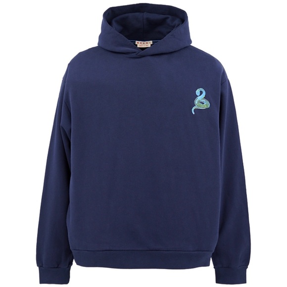 Marni Python Brushed Hoodie men’s size 48 made in Italy NWT $920 - Picture 2 of 5